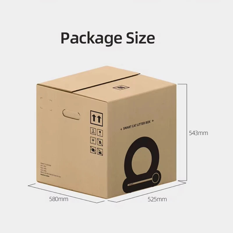 Caixa de Areia Inteligente para Gatos Totalmente Automática