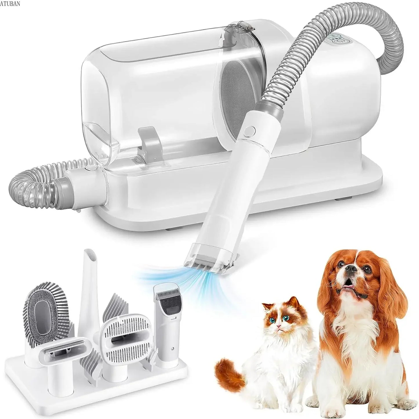 Grooming Vacuum & Pet Grooming Kit