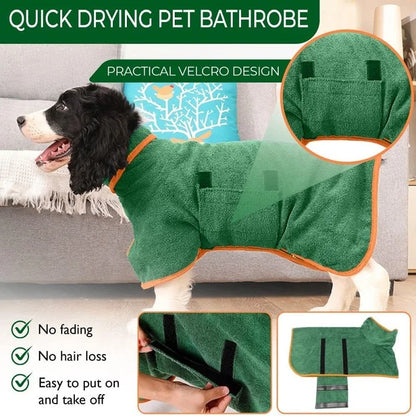 Dog Bathrobe Towel