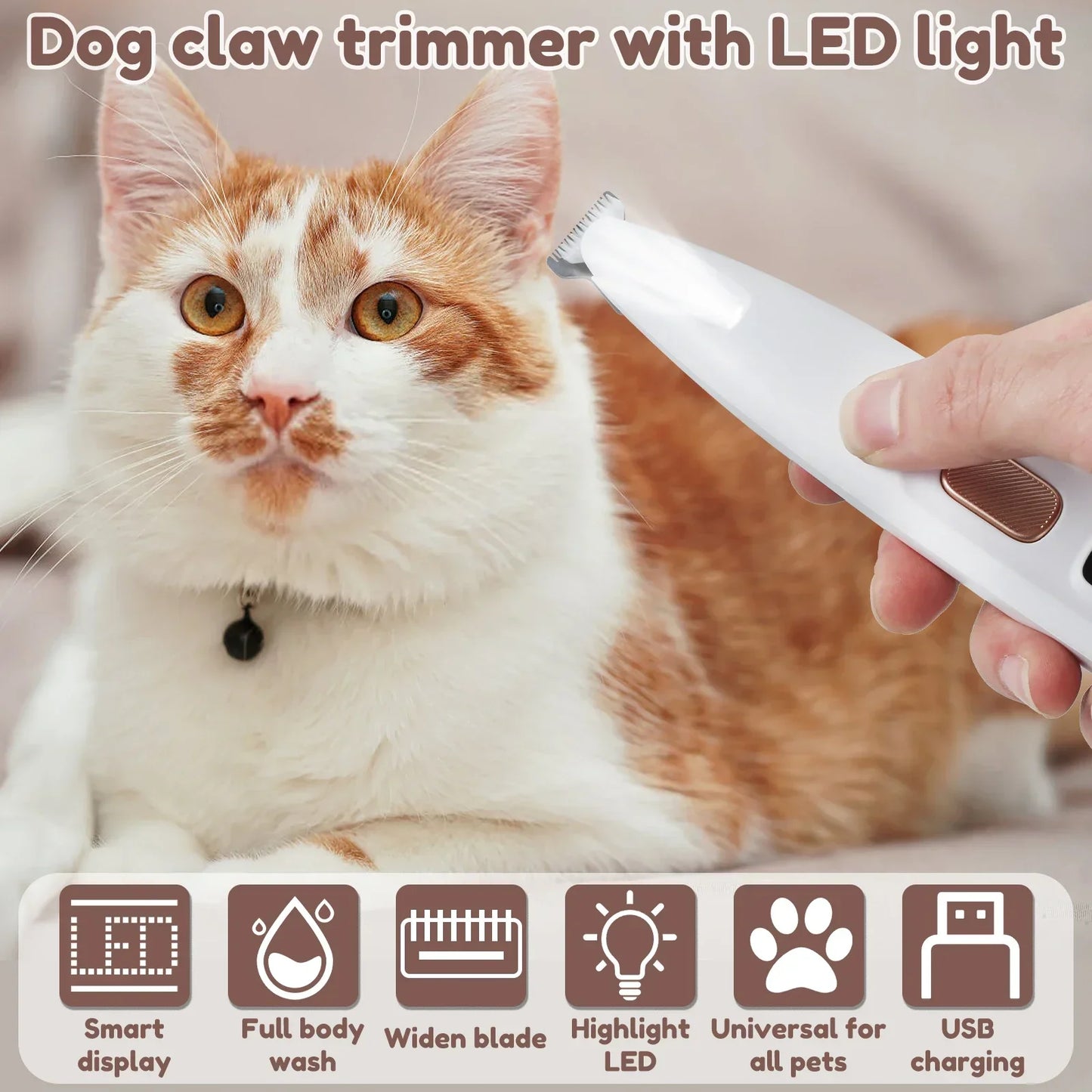 Paw Trimmer with LED