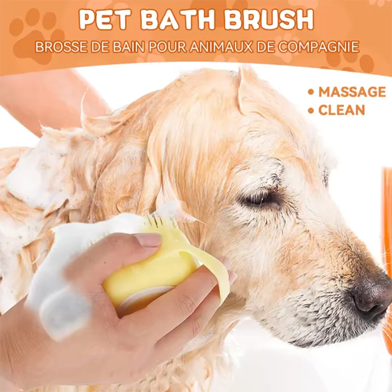Pet Bath Massage Brush