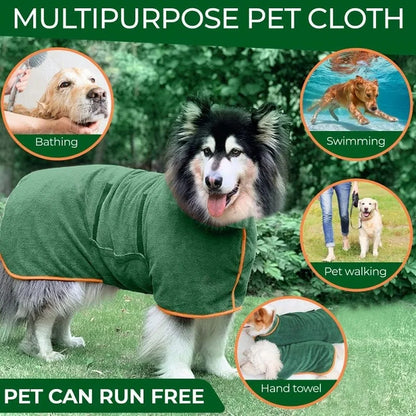 Dog Bathrobe Towel
