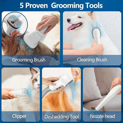 Grooming Vacuum & Pet Grooming Kit