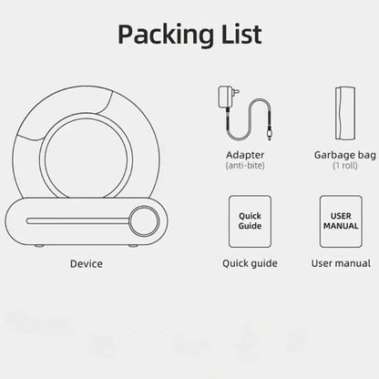 Caixa de Areia Inteligente para Gatos Totalmente Automática