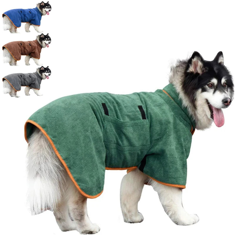 Dog Bathrobe Towel